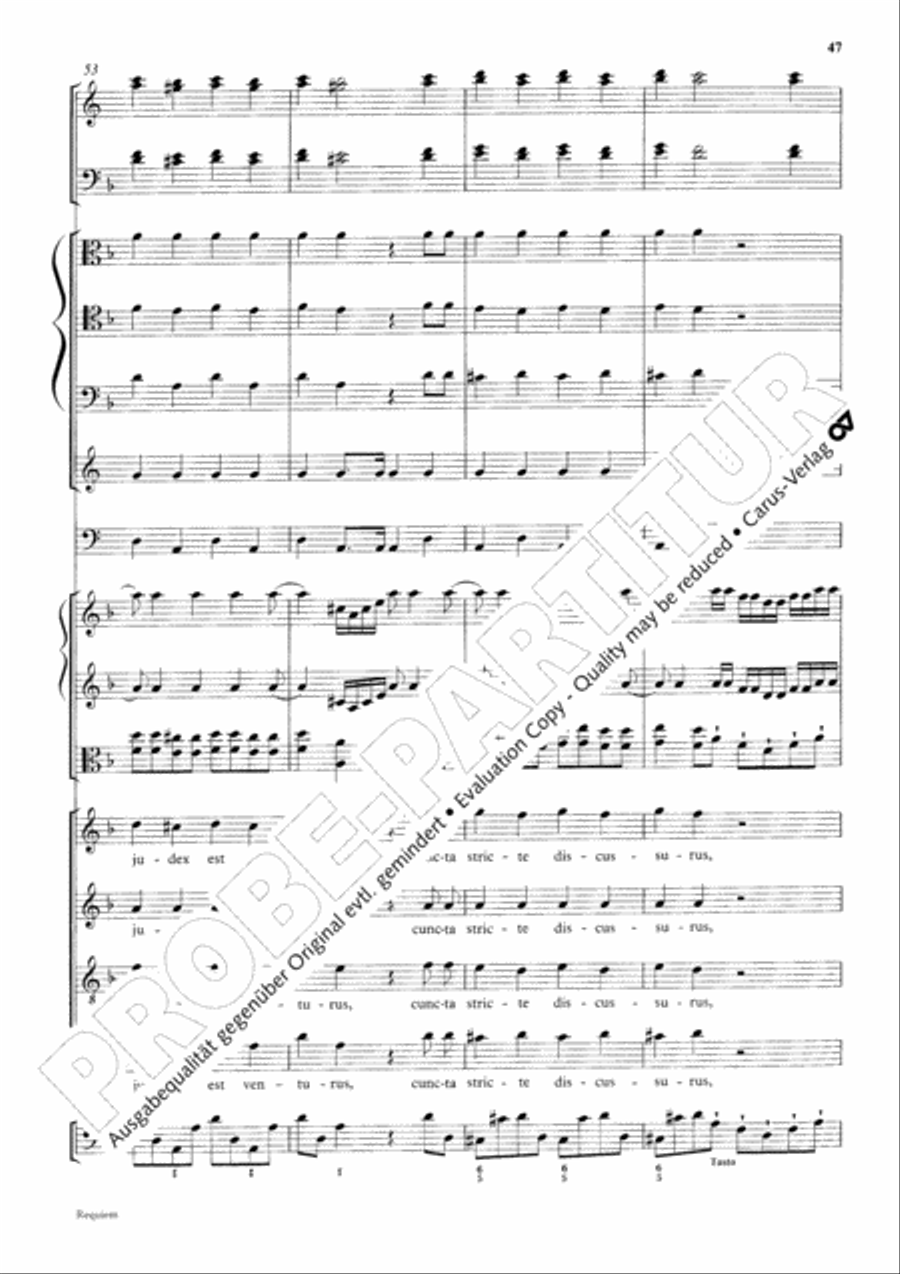 Requiem Requiem 4-Part scores gallery preview page 56