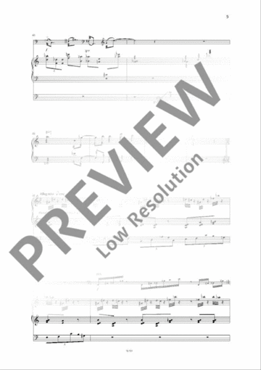 Fantaisie concertante Cello scores gallery preview page 5