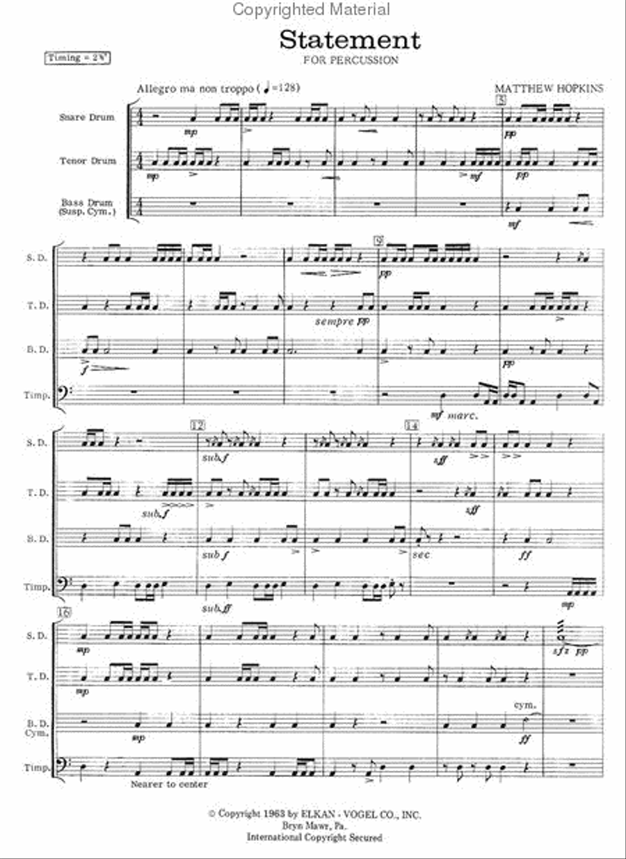Statement Statement Chamber Music scores gallery preview page 2