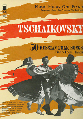 Book cover for Tchaikovsky - 50 Russian Folk Songs