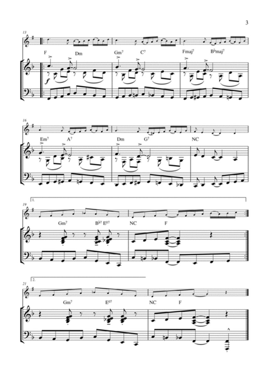 8 Swinging Carols for Xmas for Bb Trumpet, Cornet or Flugelhorn & Piano image number null