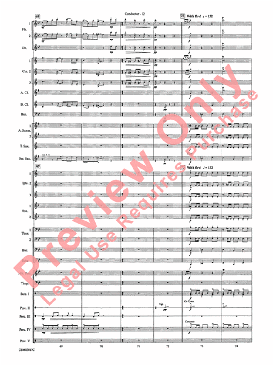 Happy Birthday Around the World Concert Band scores gallery preview page 15
