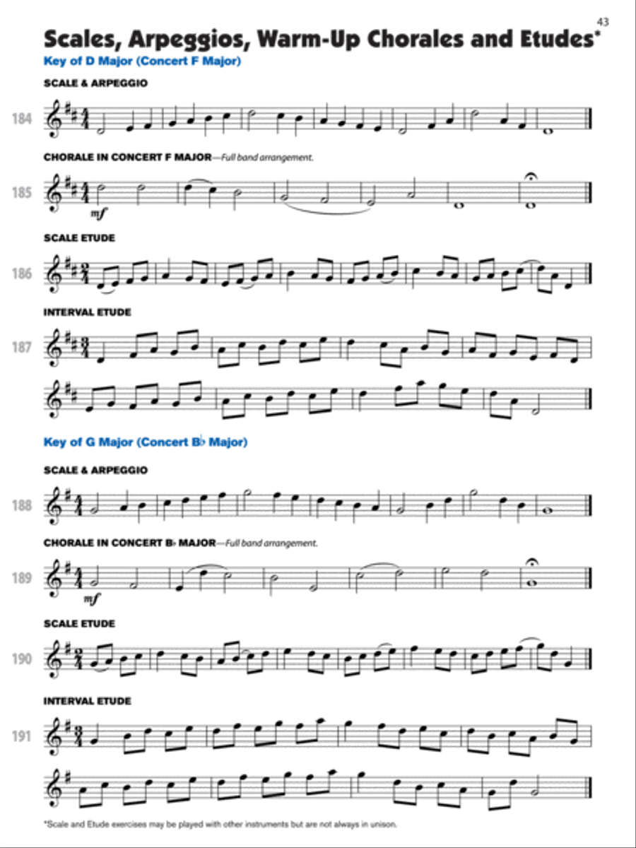 Sound Innovations for Concert Band, Book 1 Concert Band Methods scores gallery preview page 4