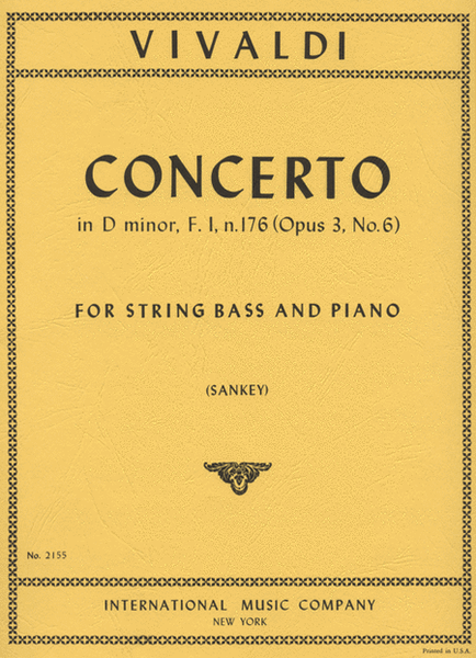 Concerto In A Minor Rv 356, Opus 3, No. 6 (Solo Tuning)