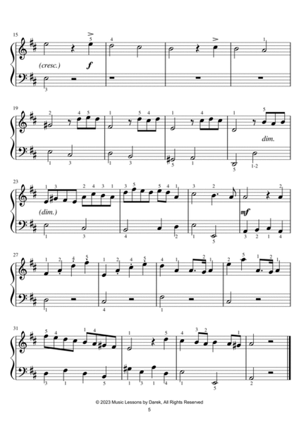 BEST OF HANDEL (15 TUNES) - Sheet Music Collection [EASY PIANO] image number null