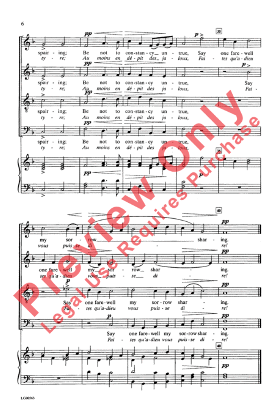 My Heart Is Offered Still to You 4-Part scores gallery preview page 6