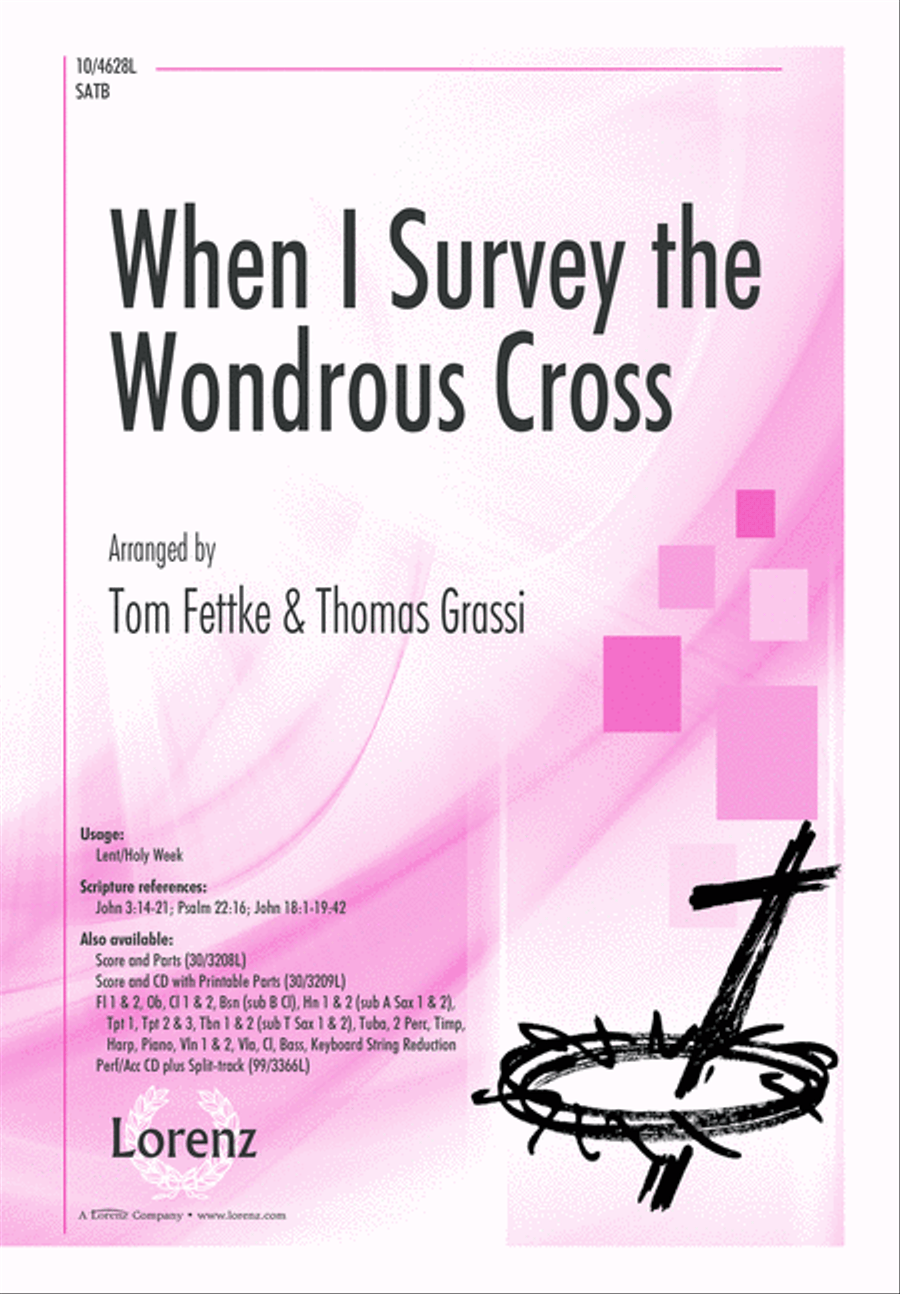 When I Survey the Wondrous Cross 4-Part scores gallery preview page 2