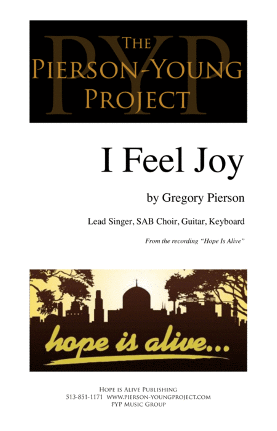 I Feel Joy 3-Part scores gallery preview page 1