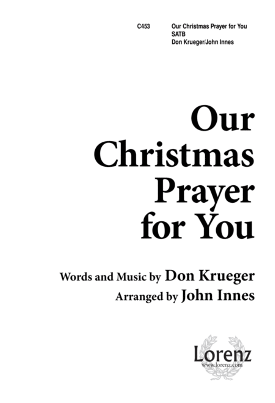 Our Christmas Prayer for You 4-Part scores gallery preview page 2