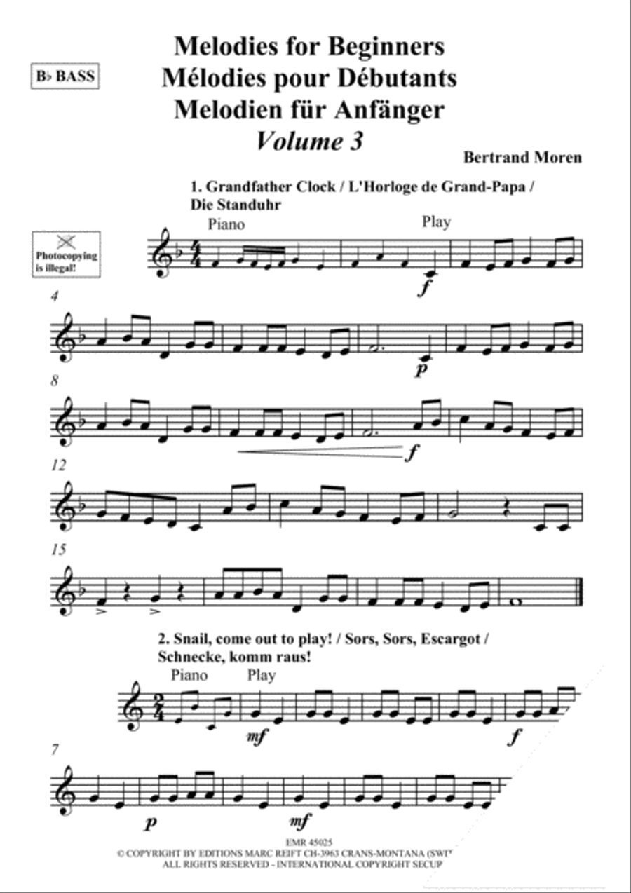 Melodies for Beginners Volume 3 Piano Accompaniment scores gallery preview page 5