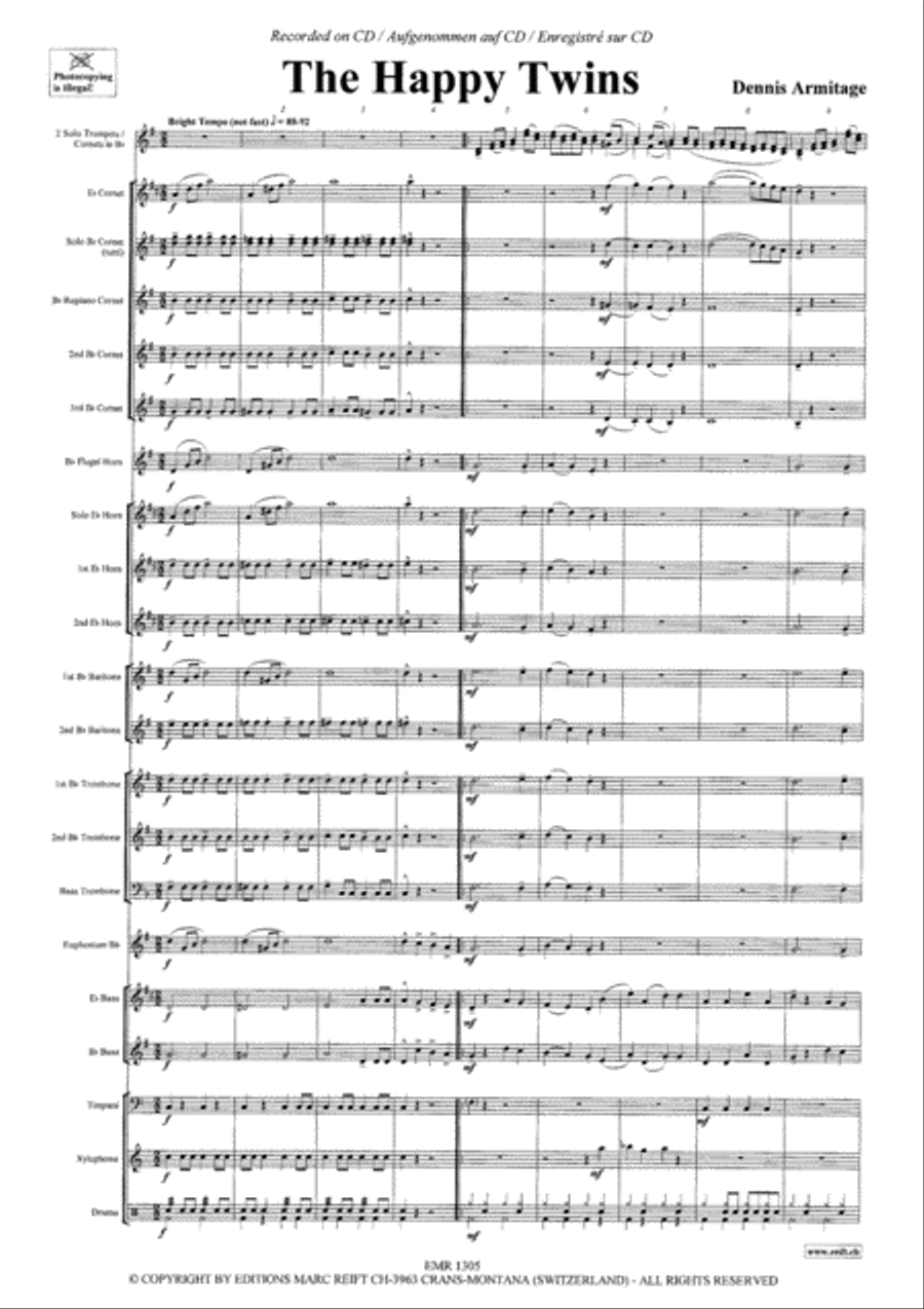 The Happy Twins The Happy Twins Brass Duet scores gallery preview page 4