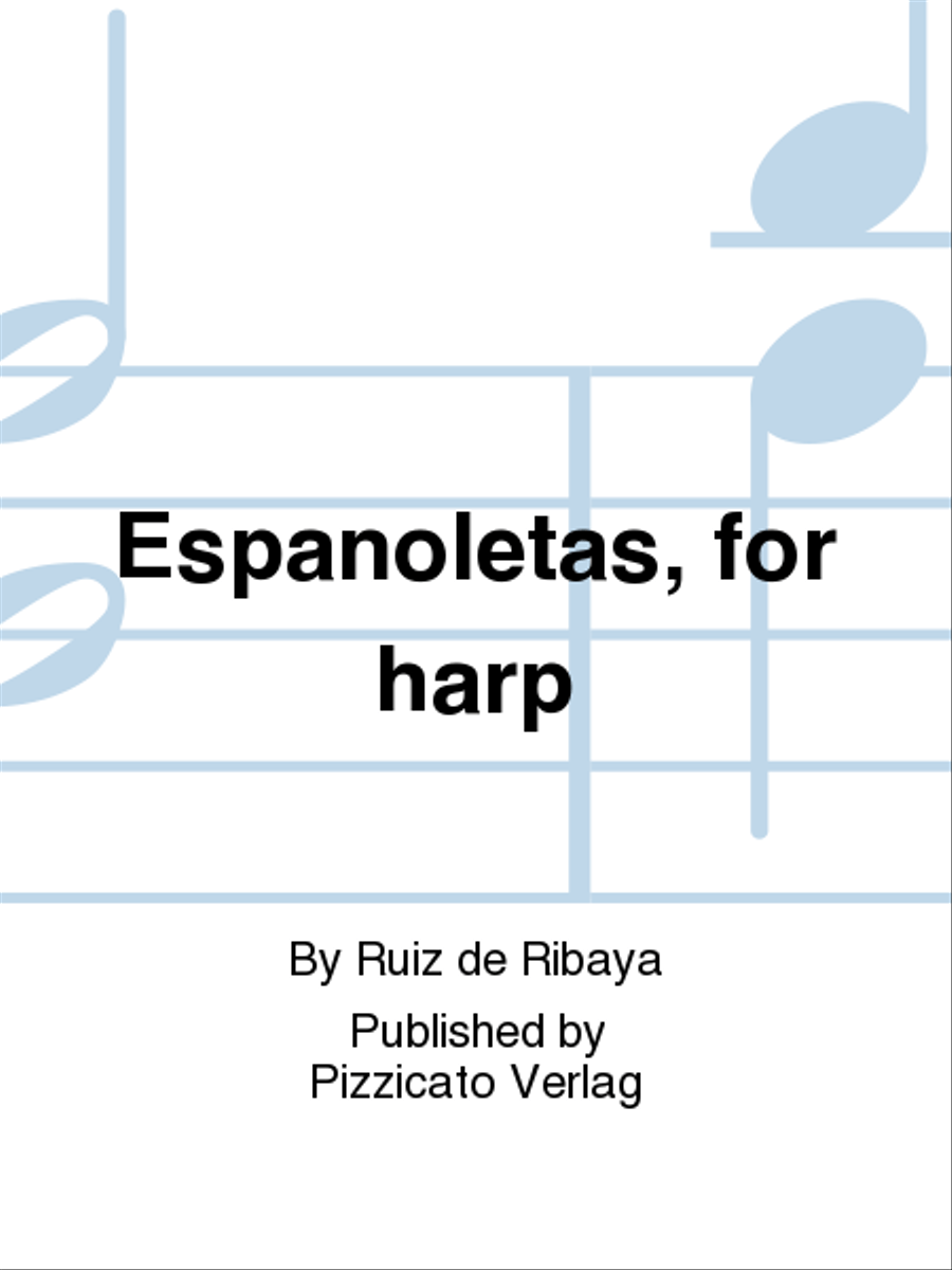 Espanoletas, for harp Harp scores gallery preview page 1