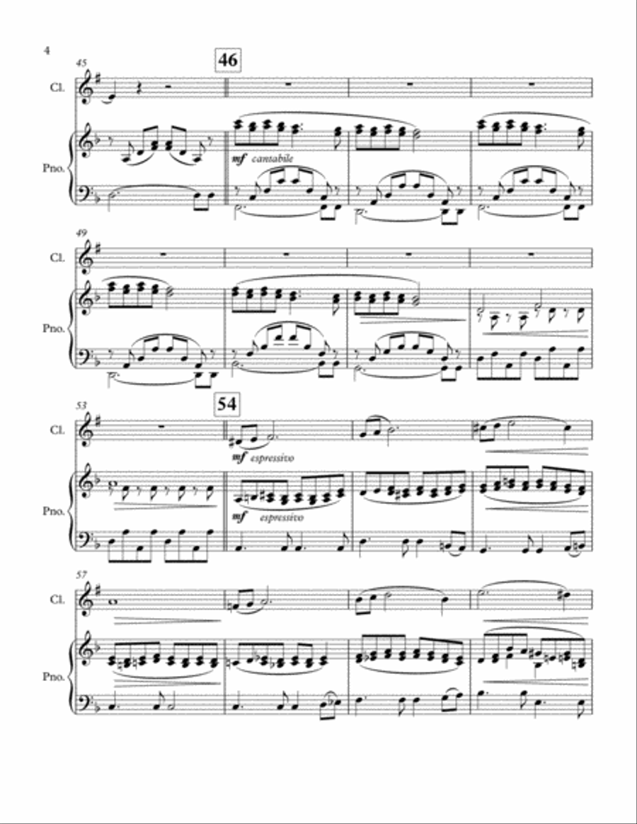 Walking In The Air Walking In The Air Clarinet Solo scores gallery preview page 4