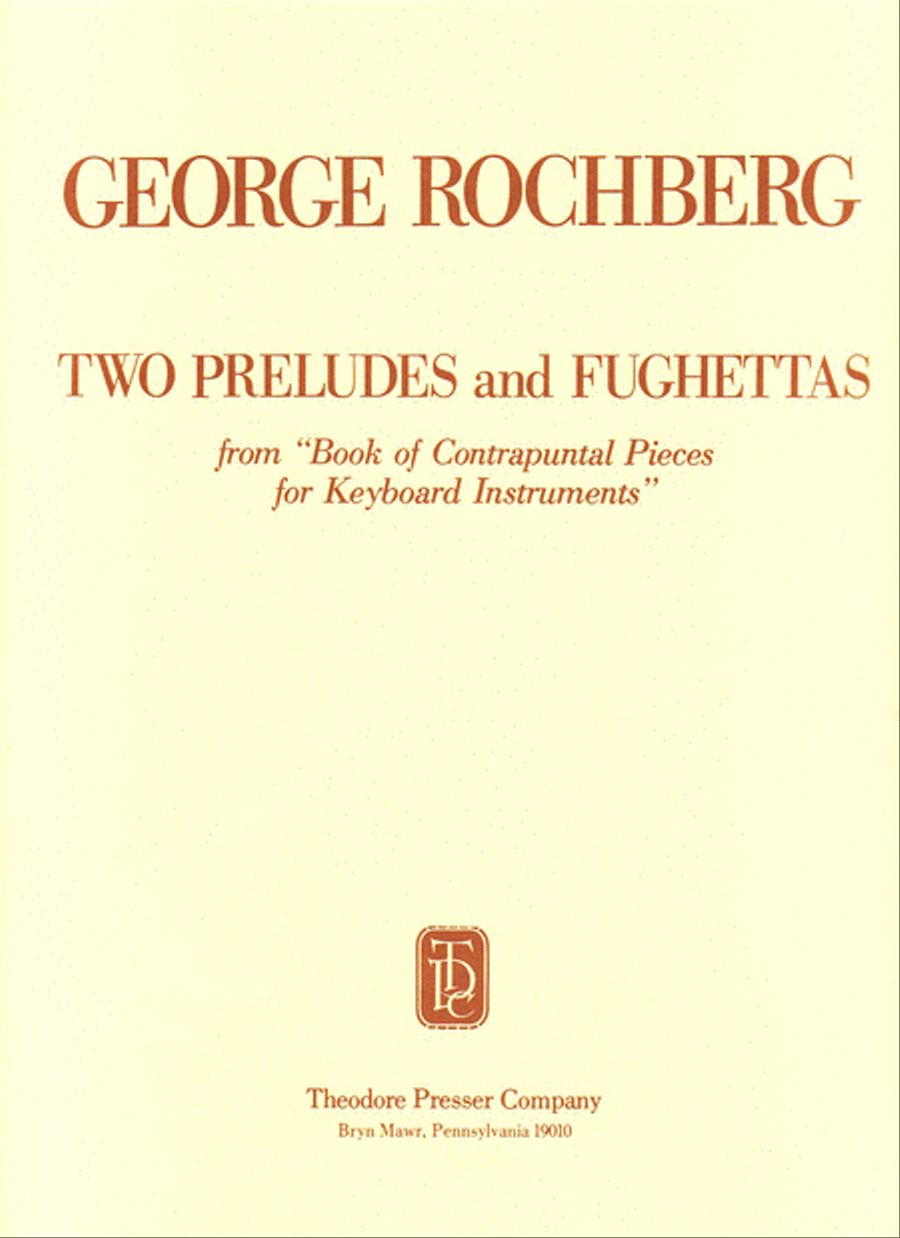 Two Preludes and Fughettas Chamber Music scores gallery preview page 1