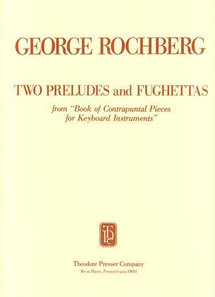 Book cover for Two Preludes and Fughettas