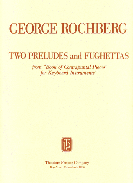 Two Preludes and Fughettas