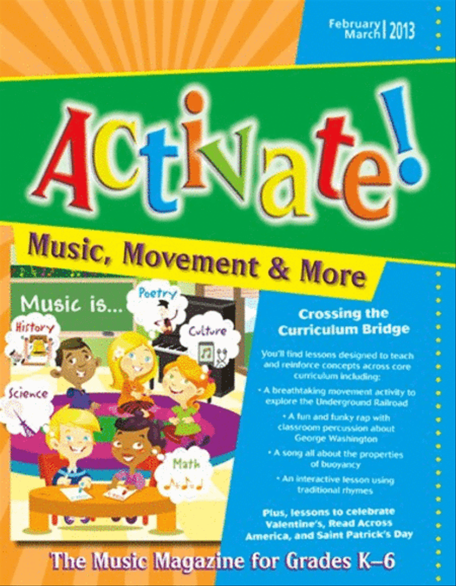 Activate! Feb/Mar 13 Unison Choir scores gallery preview page 1