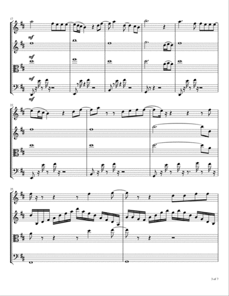 Look Up Child String Quartet scores gallery preview page 4