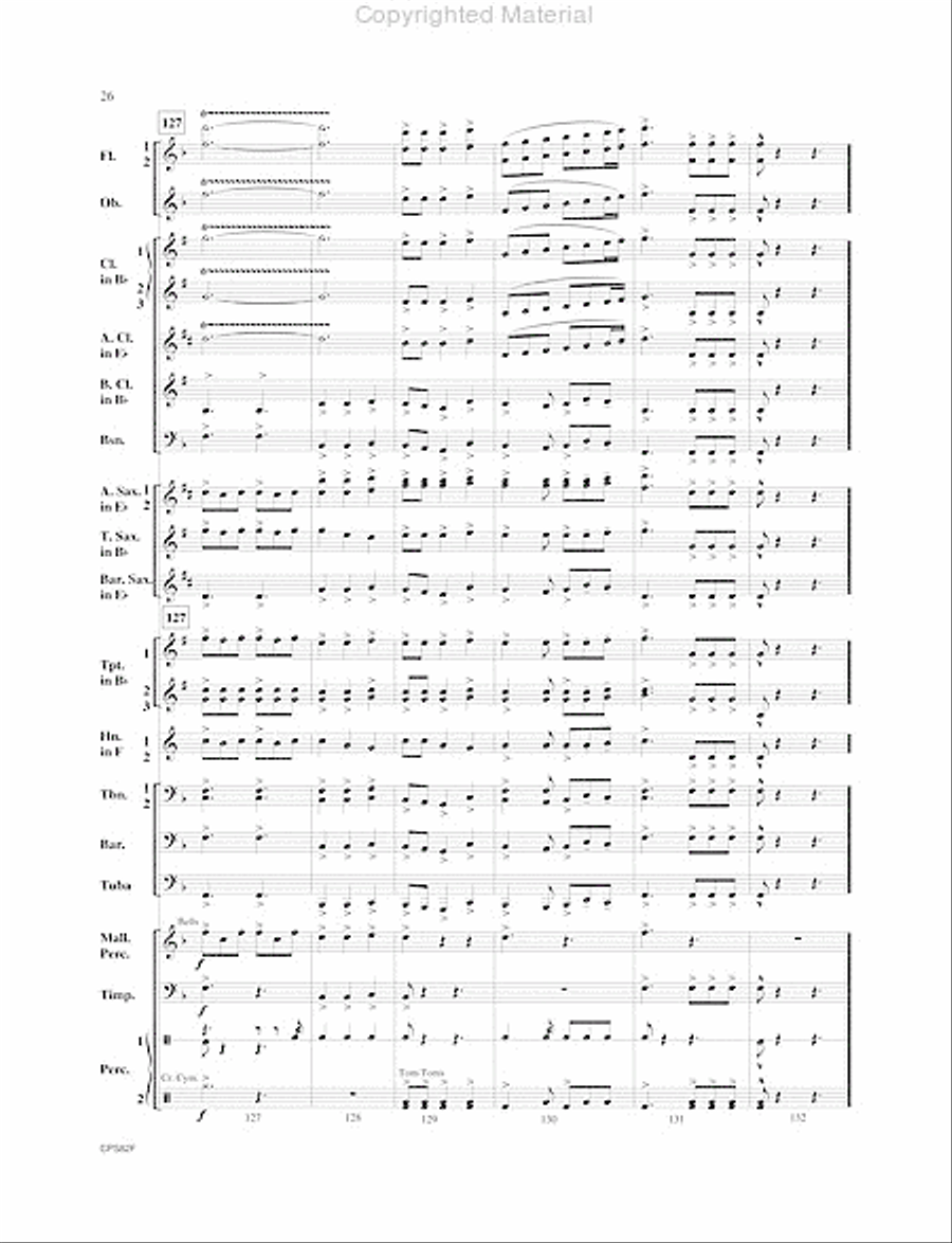 Highland Celebration Concert Band scores gallery preview page 27