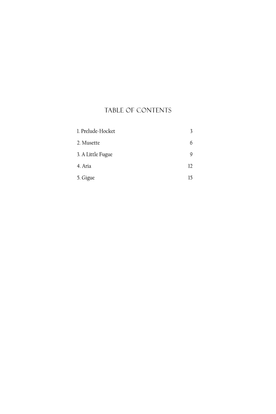 Suite in C Organ scores gallery preview page 2