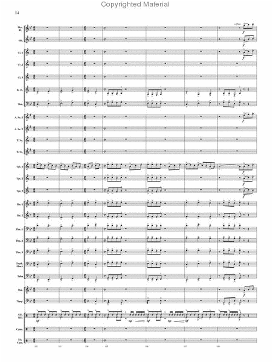 Ouverture Internationale Concert Band scores gallery preview page 15