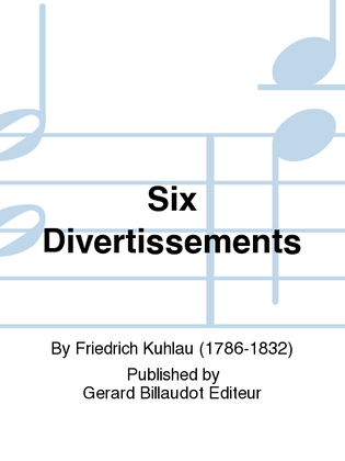 Book cover for Six Divertissements Op. 68 Vol. 2