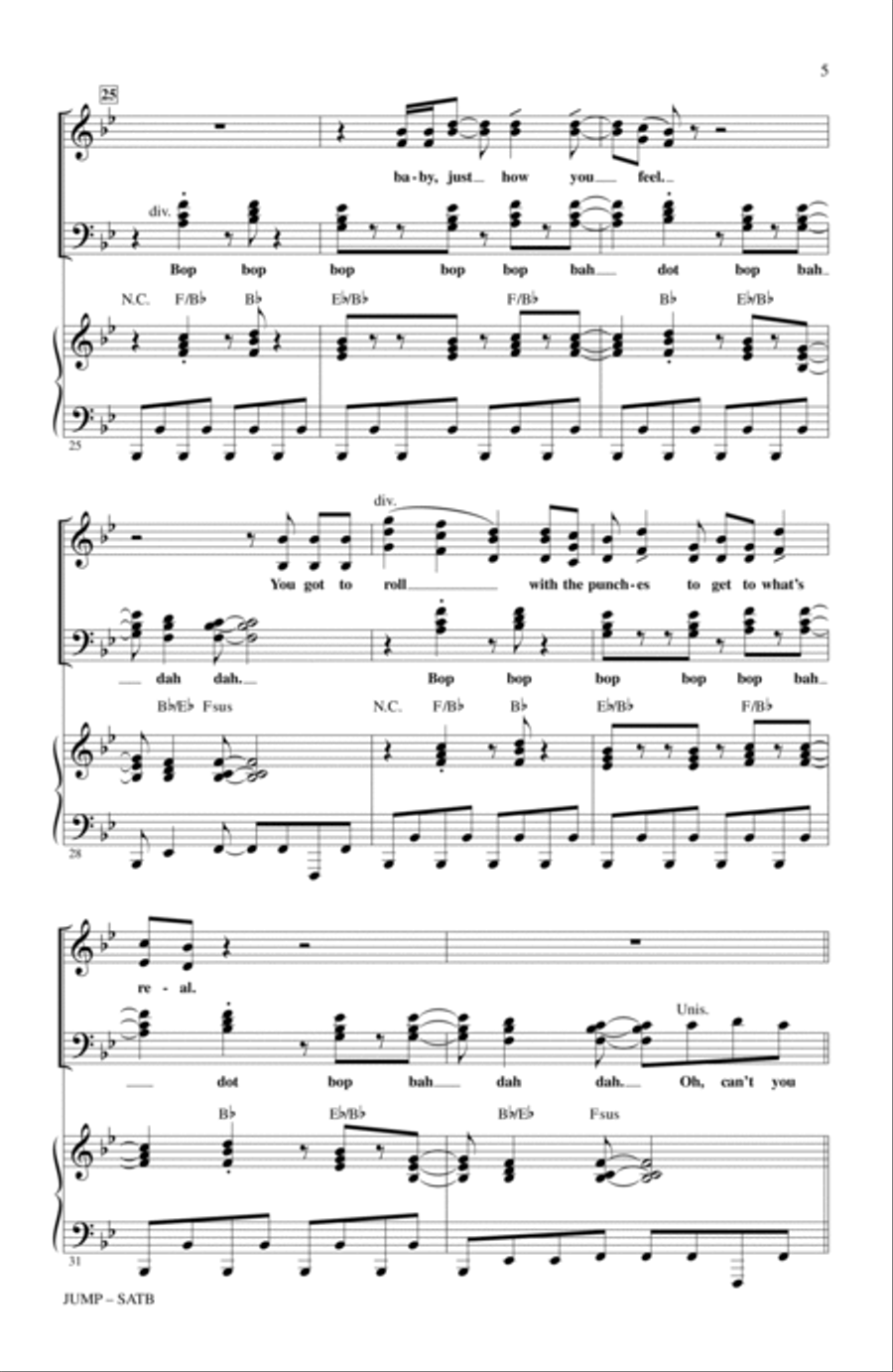 Jump (ed. Kirby Shaw) 4-Part scores gallery preview page 4