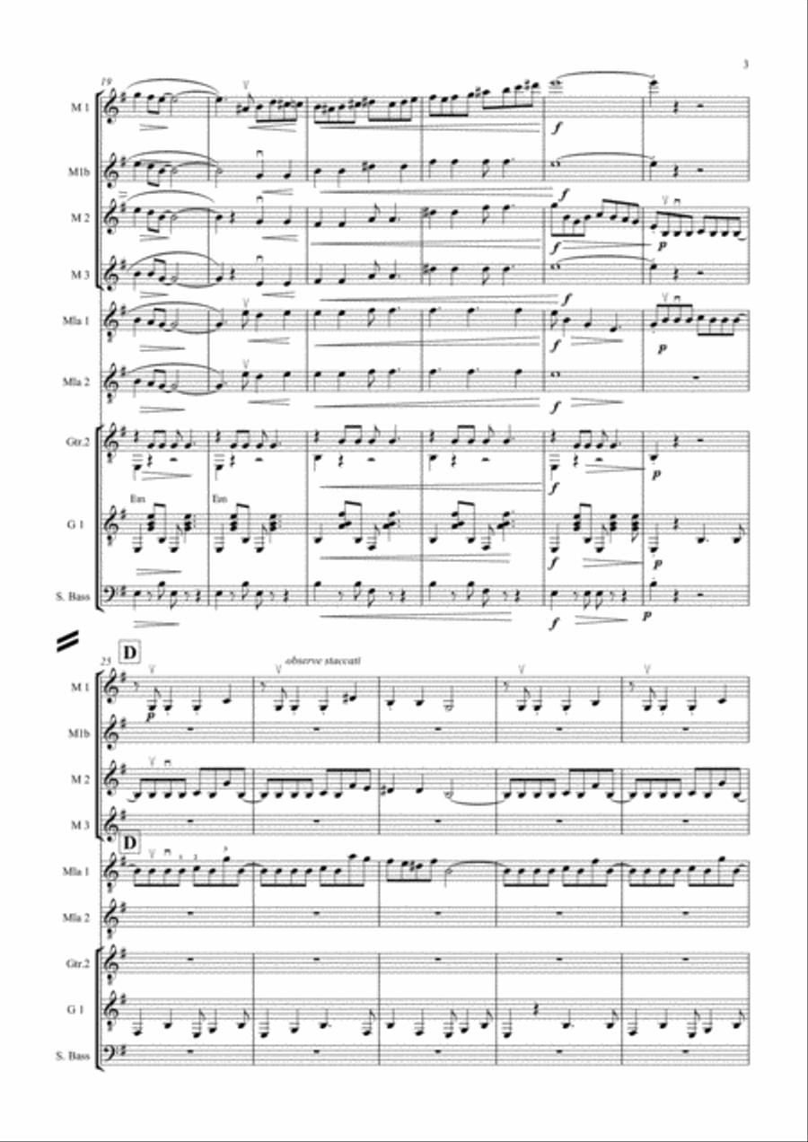Estudio Latino (full score) String Orchestra scores gallery preview page 3