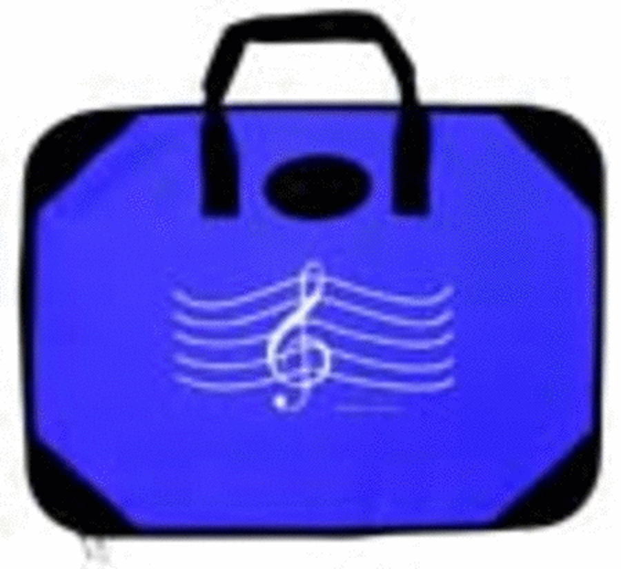 Briefcase G Clef Purple