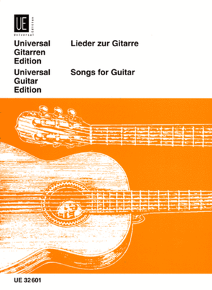 Book cover for Songs for Guitar German Text