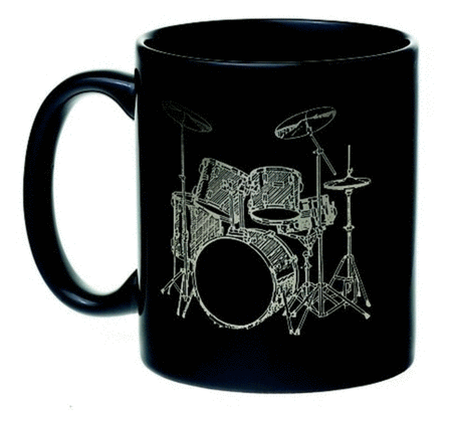 Mug 5Pc Drum Set Black And Silver