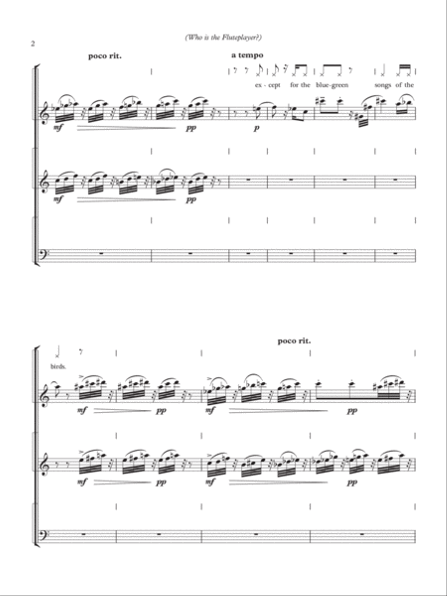 [Carlsen] Who is the Fluteplayer? String Trio scores gallery preview page 6