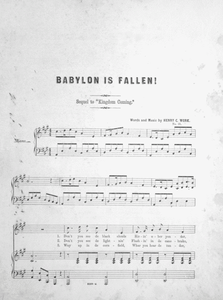 Babylon is Fallen! Song and Chorus