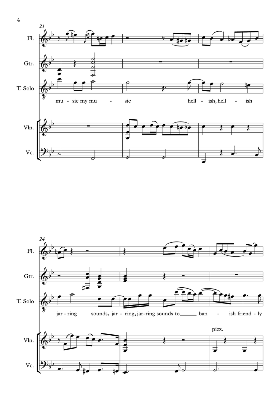 In Darkness Let Me Dwell Small Ensemble scores gallery preview page 4