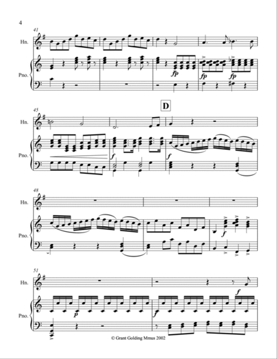 Queen of the Night Aria Horn Solo scores gallery preview page 4