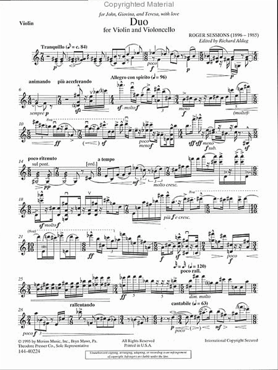 Duo Chamber Music scores gallery preview page 2