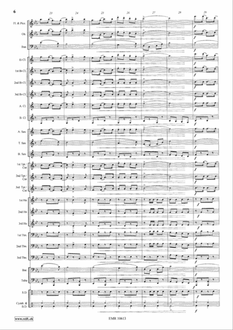 Mountain Valley Mountain Valley Concert Band scores gallery preview page 7