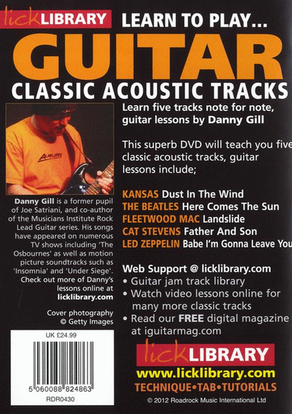 Learn To Play Classic Acoustic Tracks