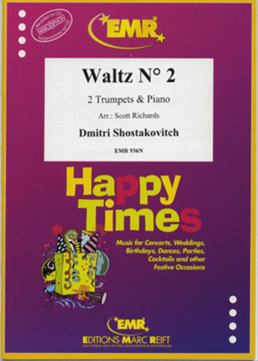 Waltz No. 2 Trumpet Duet scores gallery preview page 1