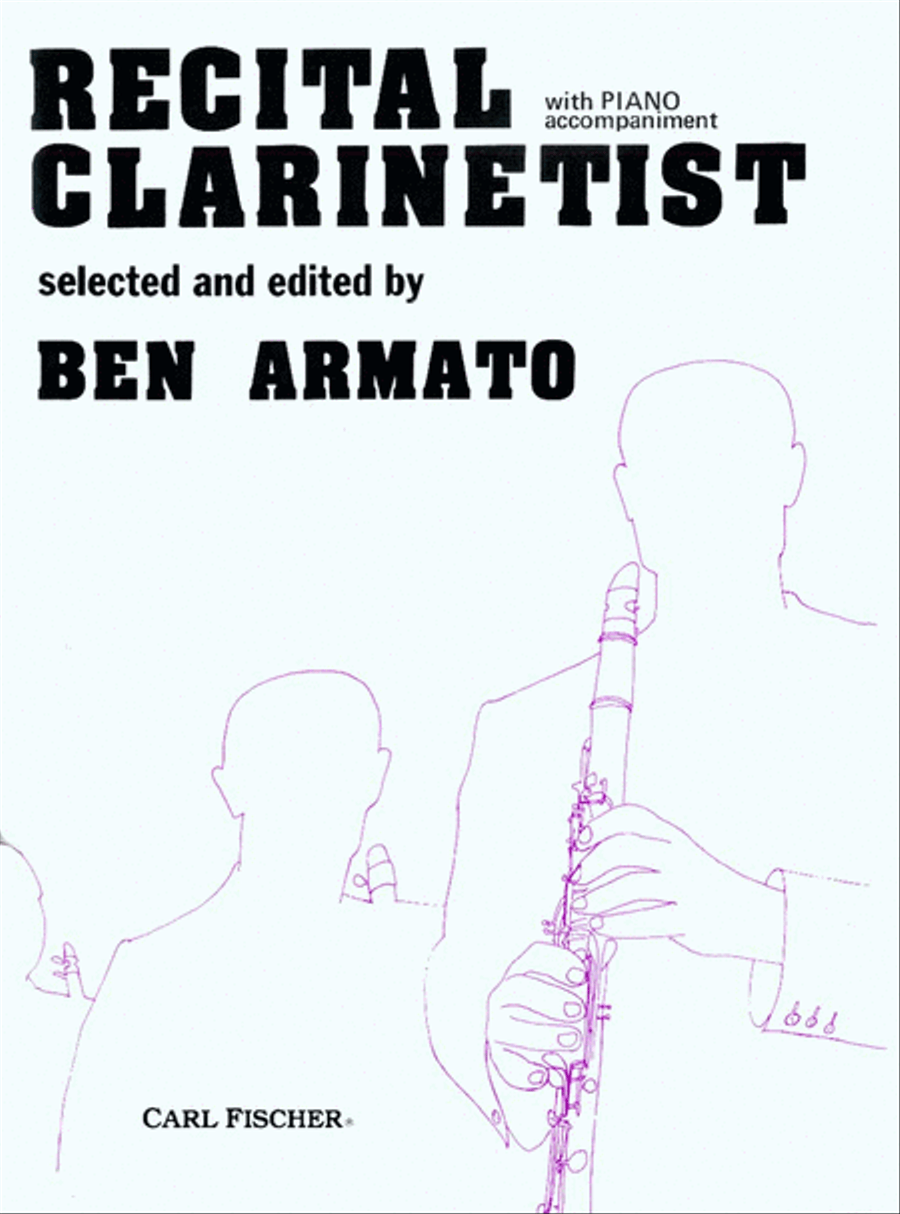 Recital Clarinetist B-Flat Clarinet scores gallery preview page 1