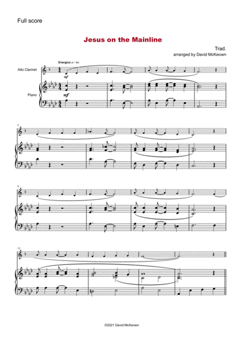 Jesus on the Mainline, Gospel Song for Alto Clarinet and Piano