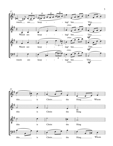 "What Child Is This?" for Choir: SATB-Video image number null