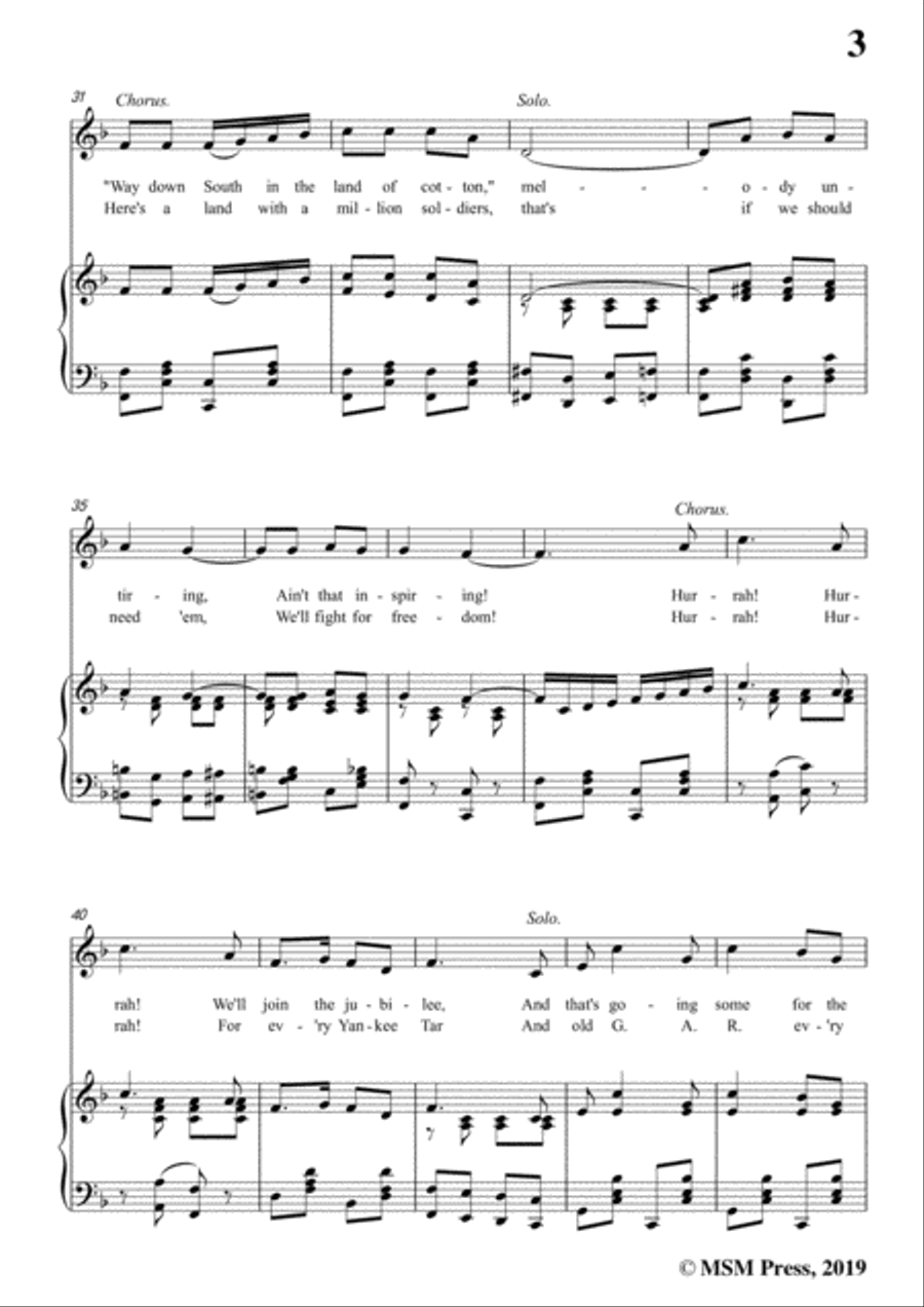 George M. Cohan-You're A Grand Old Rag,in F Major,for Voice&Piano Voice scores gallery preview page 5
