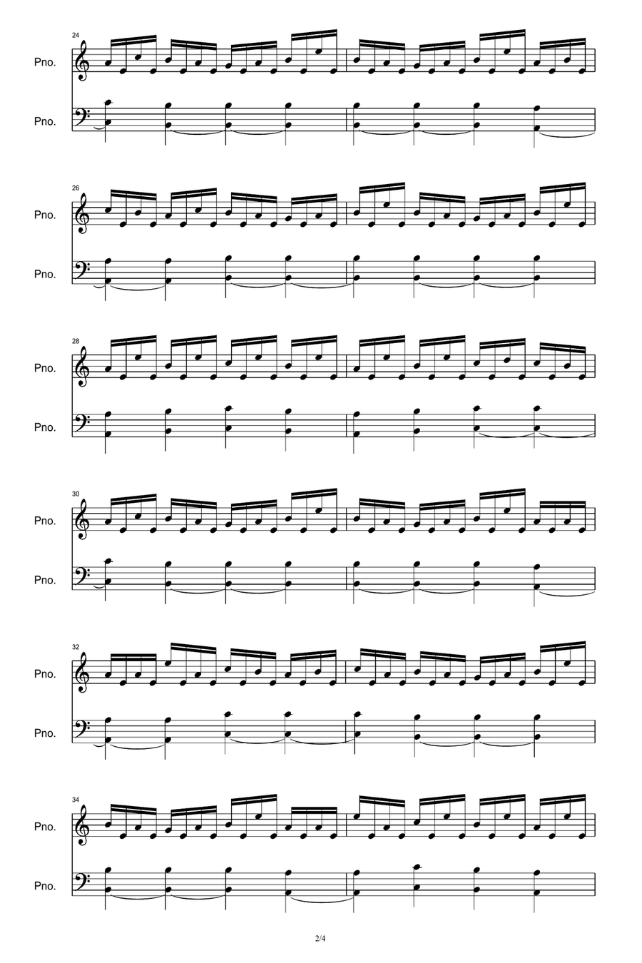 Day One Piano Solo scores gallery preview page 2