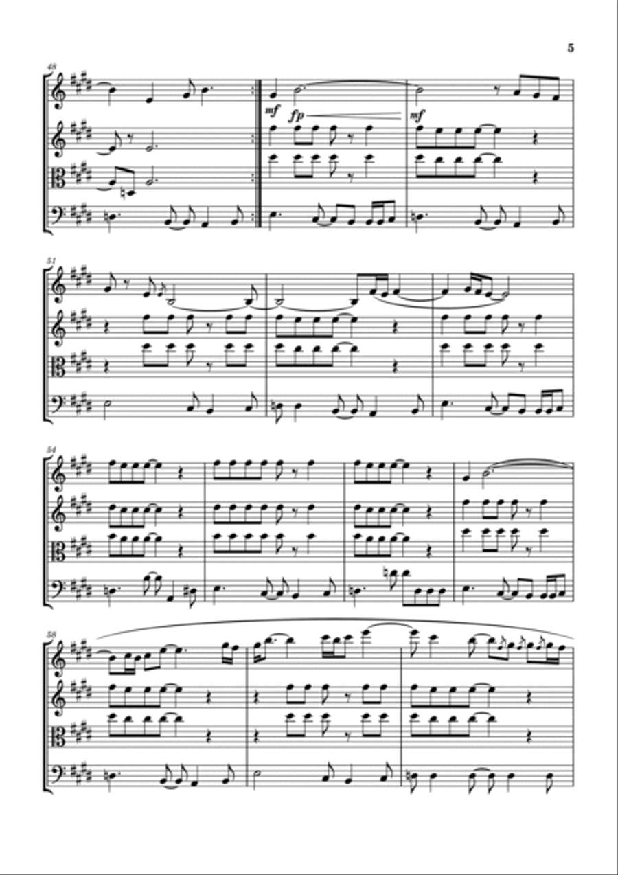 All Day Music String Quartet scores gallery preview page 6