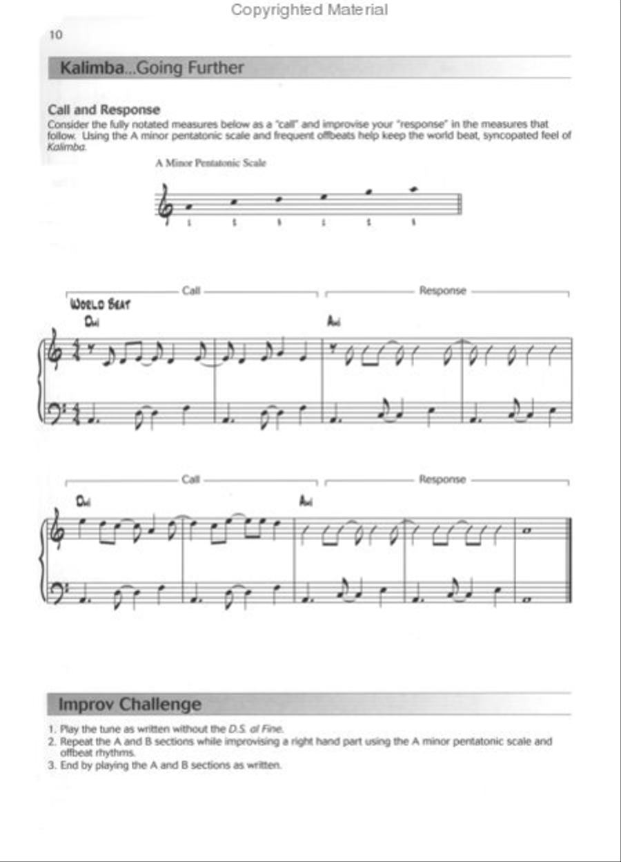 That's Jazz Performance. Book 3: Wave Goodbye Piano Method scores gallery preview page 3