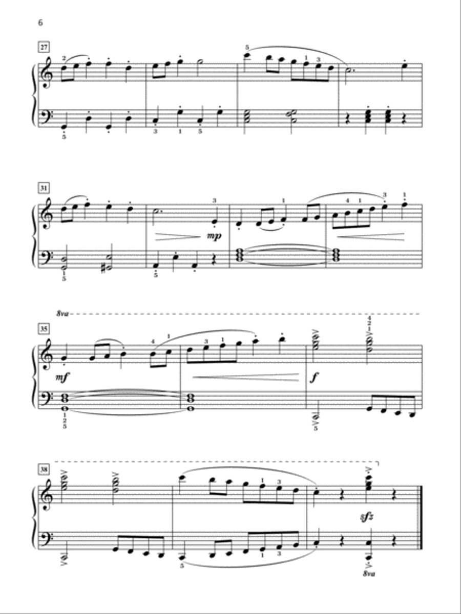 In All Keys, Book 2: Flat Keys: Intermediate to Late Intermediate Piano Solos in All Major and Minor Flat Keys Piano Method scores gallery preview page 6