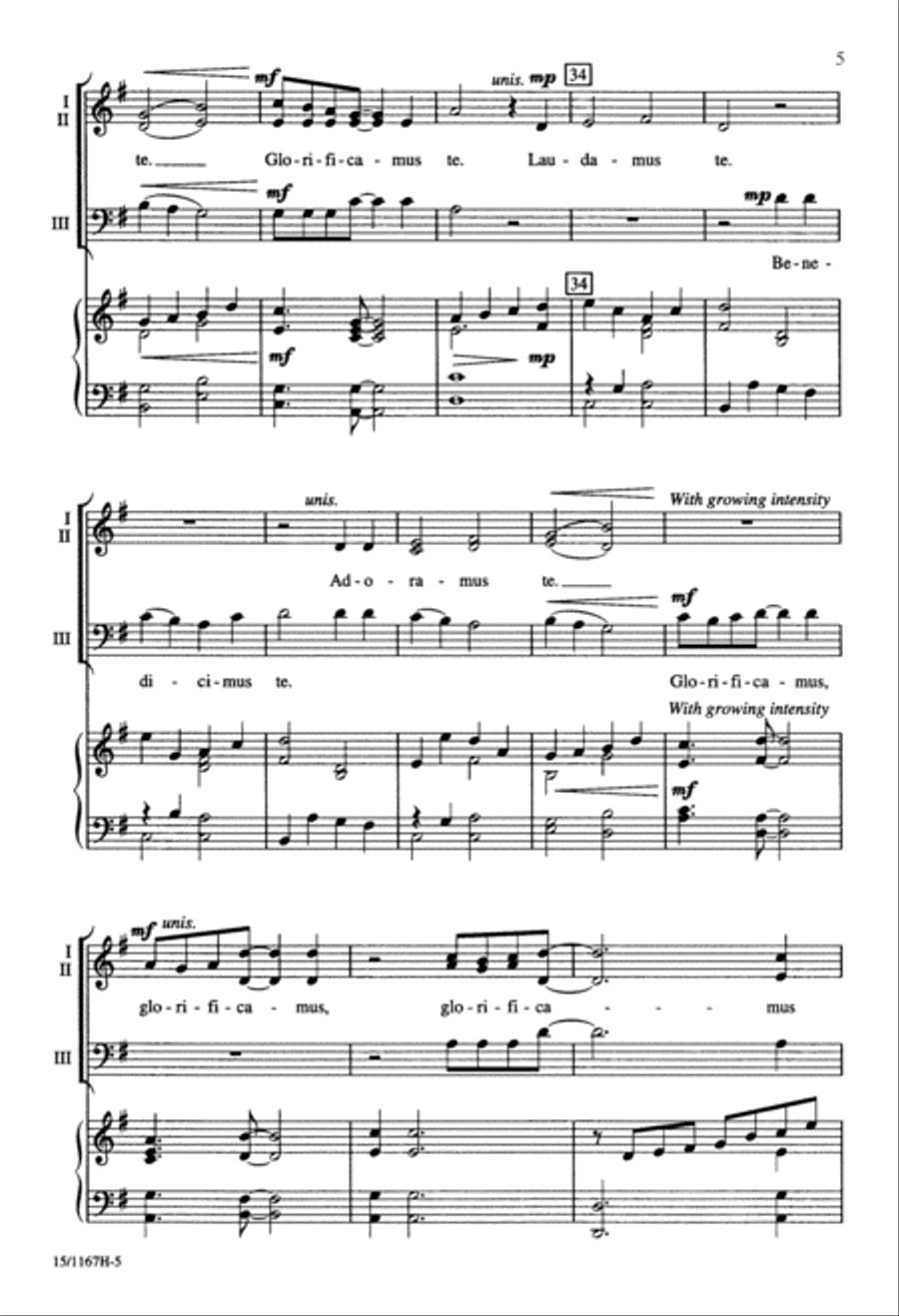 Gloria Deo 3-Part scores gallery preview page 6