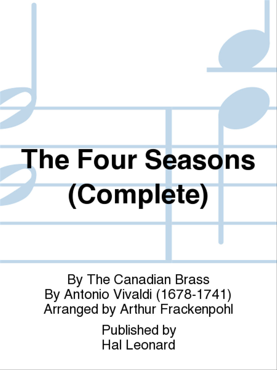 The Four Seasons (Complete) Brass Quintet scores gallery preview page 1