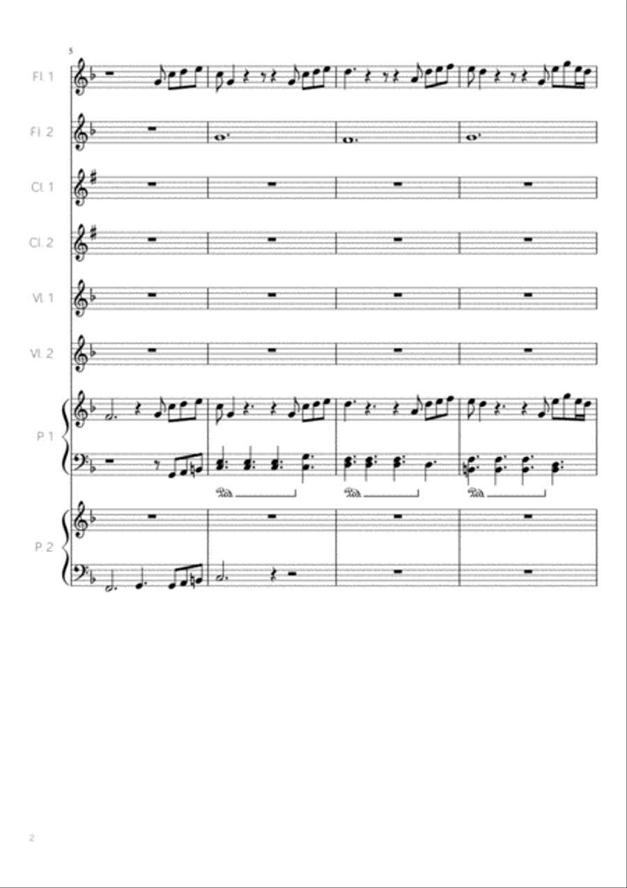 Happy Xmas (War Is Over) Happy Xmas (War Is Over) Clarinet scores gallery preview page 2
